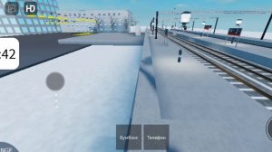 Играю в игру в Роблокс: 'РЖД! Russian Railway Line'