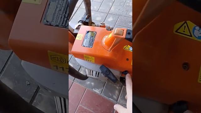 запуск бензореза