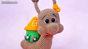 Амигуруми: схема Улитка Необыкновенная. Игрушки вязаные крючком - Free crochet patterns.