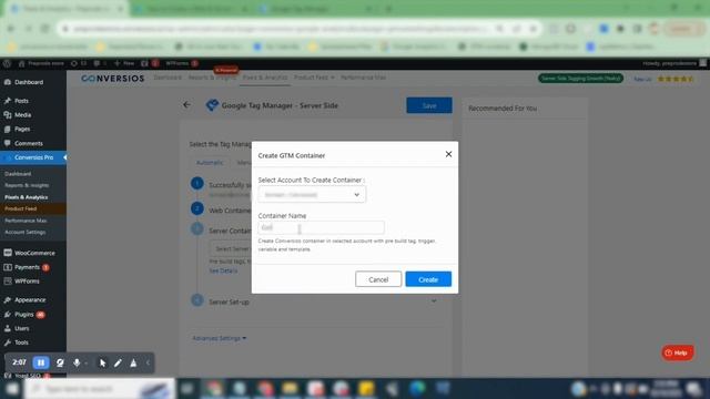 How to set up Server Side Tagging | Wordpress | Conversios смотреть онлайн