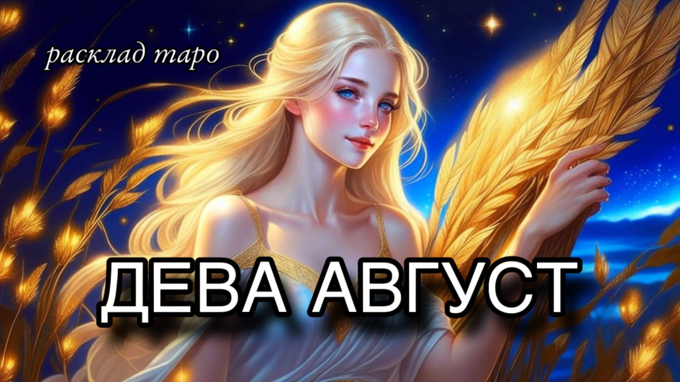 ДЕВА - таро прогноз АВГУСТ ♍️ расклад таро