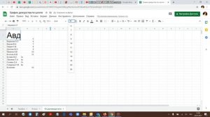 6.3. Панель инструментов Google таблицы (часть 3)