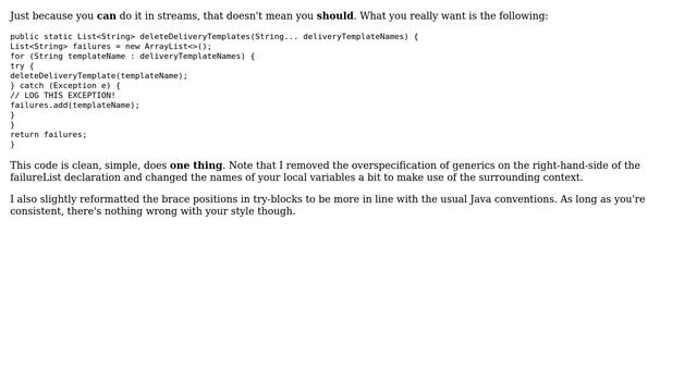 Java Stream wants to return only failure list (2 Solutions!!) смотреть онлайн