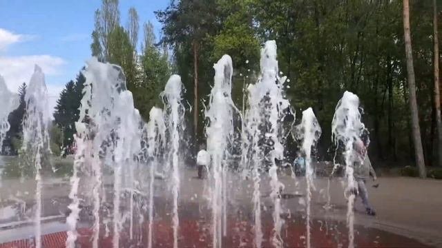 Замедленная Съемка. Танцующий Фонтан. Парк Победы. Липецк. #iPhoneX