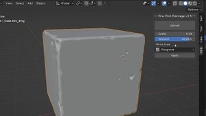 One Click Damage Add-on for Blender: Review and Tutorial