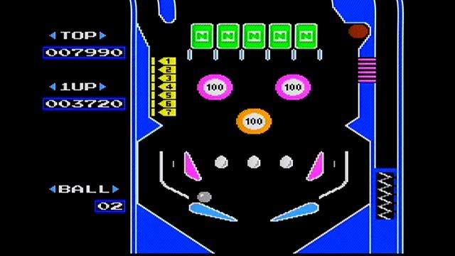 Pin Ball Nintendo NES Longplay смотреть онлайн