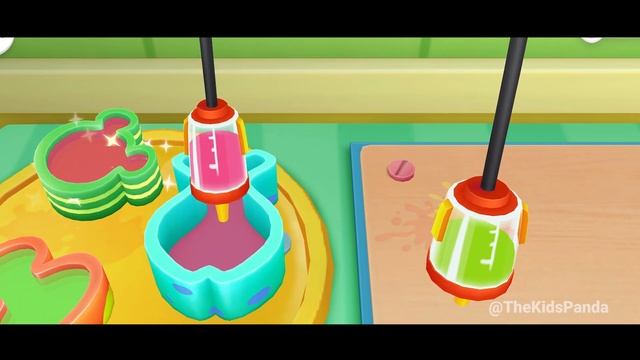 Baby Panda Ice Cream Factory | Learn How to Make Ice Cream | Ice Cream Factory Game for Kids смотреть онлайн