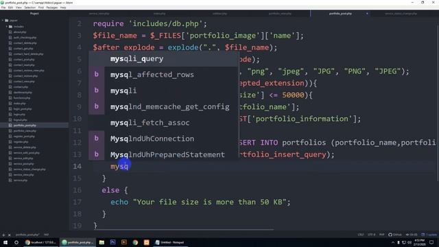Online Portfolio Website in PHP and MySQL | Create Resum in PHP | Personal Portfolio Website in PHP