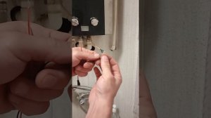 Подключение аккумулятора к газовой колонке.