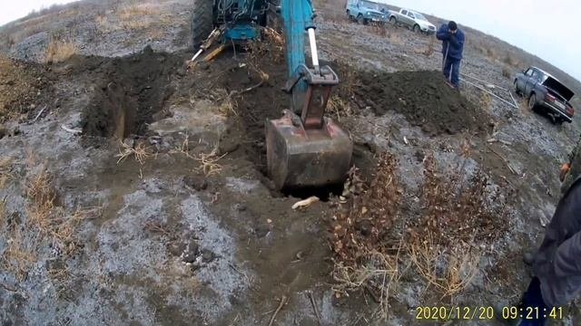 коп экскаватором