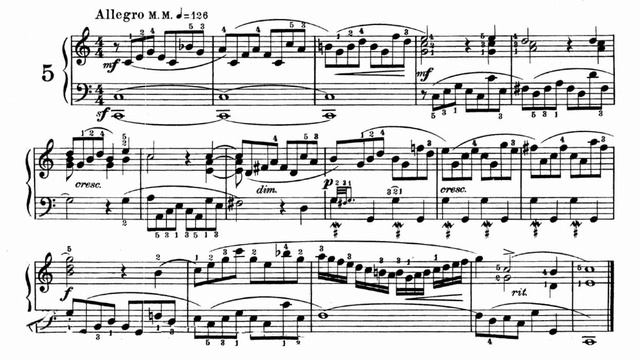 Бах Иоганн Себастьян «Маленькая прелюдия до мажор» смотреть онлайн