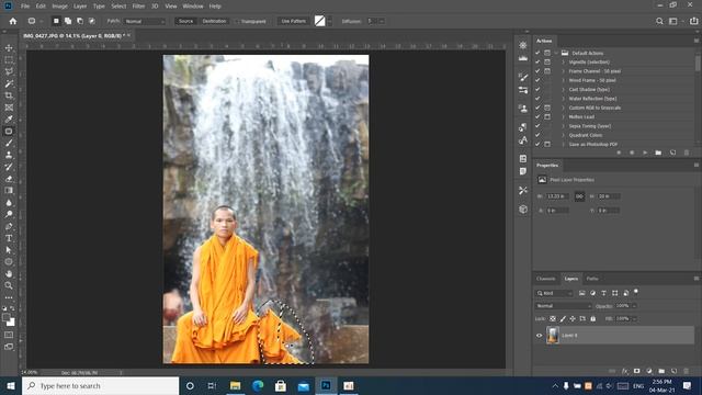 ប្រើ Patch Tool លុបរូបភាពដែលចង់លុប ,Adobe Photoshop By : CHEY PHEANITH, смотреть онлайн