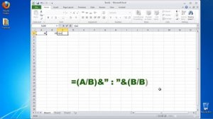 How to Calculate the Ratio in Excel