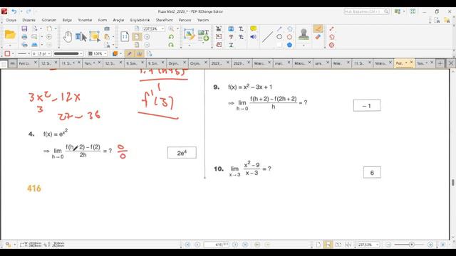 YÖS MAT-2 | TÜREV KONU ANLATIMI | SORU ÇÖZÜMÜ - 3 | PUZA YAYINLARI (2024) смотреть онлайн