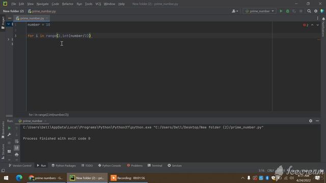 Python program to check prime number | Explained