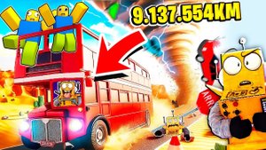 СУМАСШЕДАЯ ПОЕЗДКА НА АВТОБУСЕ В ПУСТЫНЕ! НУБ И ПРО ВИДЕО ROBLOX Desert Bus