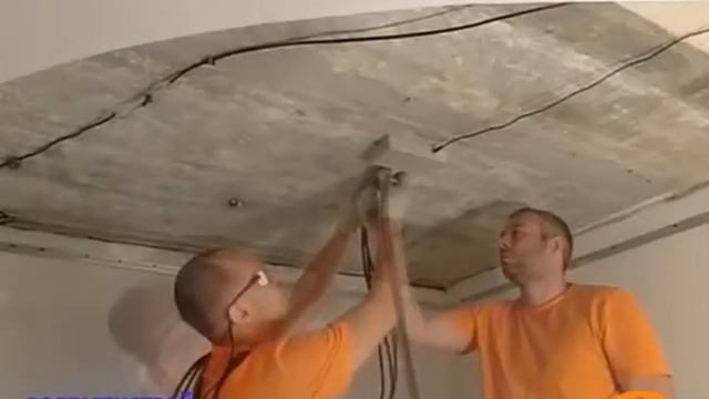 Монтаж натяжного потолка "Звездное небо" смотреть онлайн