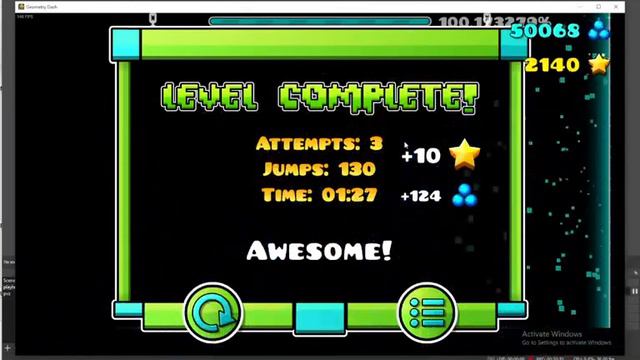 Windy Landscape by WOOGI1411 100% | Geometry Dash [2.113] (INSANE DEMON) смотреть онлайн