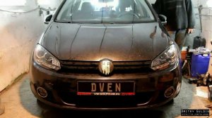 Dectane Headlights with HID MTF Light 5000K на VW Golf VI