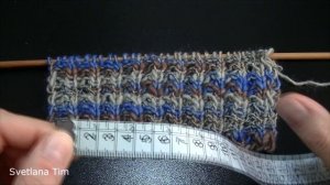 Как связать Шарф Снуд спицами # 540 Как рассчитать петли.