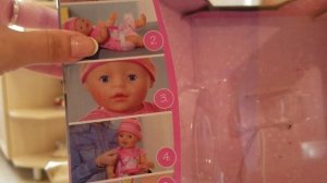 Наша новая кукла Беби Борн Эмили. Краткий обзор Baby Born. Видео для детей.