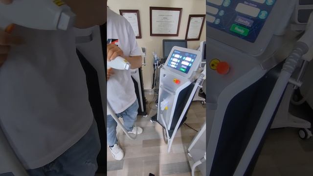 Показать новую техналогию FAC на лазер для удаления волос #мишаню#эпиляция