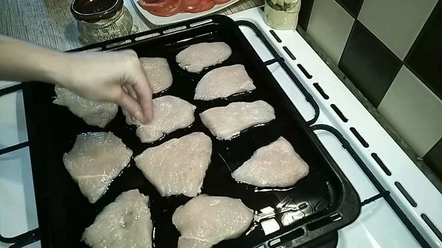 Куриное филе с помидорами и сыром в духовке смотреть онлайн
