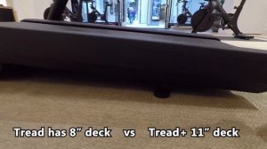 Peloton TREAD vs Tread+ Plus TOUR! $2,495 Peloton Tread review and treadmill comparison