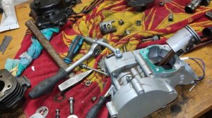 Дырчик с поршневой Ямаха. первые трудности.