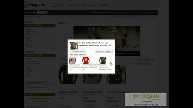 J2T Ajax Cart - Magento Extension смотреть онлайн