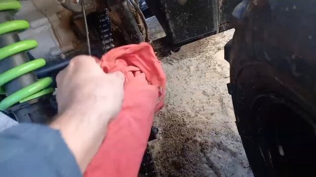 Чистка и смазка цепи квадроцикла Motoland wild track 200 смотреть онлайн