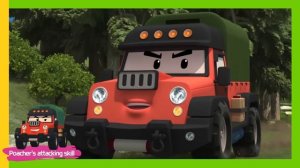 Poacher's attacking skill!! | Transforming Poacher | TOY POLI