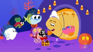 Hello My Friends | Halloween Song For Kids | Finny The Shark