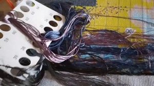 Тëмная "шоколадная" ночь. Китайский набор по "нанесëнке".Старт.