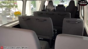 Toyota Hiace 2023 (12 seats) | Interior and Exterior