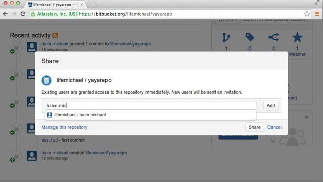 Sharing Bitbucket Repositories смотреть онлайн