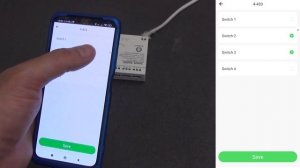 Умное WiFi реле TUYA TYWD с сухими контактами и пультом ДУ RF 433 mHz