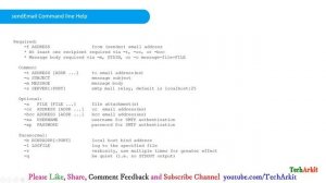 sendEmail | Simple utility to send emails from Linux Command Line | Tech Arkit
