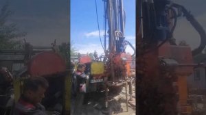 Бурение скважины установкой УРБ 2-А-2