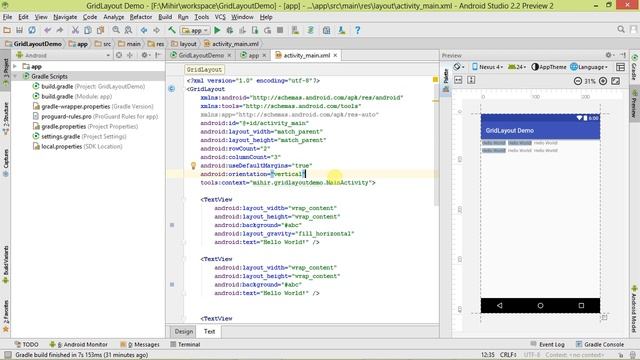 Android Grid layout Part 2 смотреть онлайн