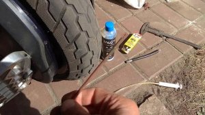 Ninebot z10. Пробил колесо. Что делать?