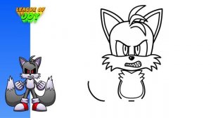 How to DRAW TAILS.EXE [ Draw and Color ]