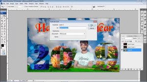 Happy New Year 2019 Special | Photoshop lighting effects Animation