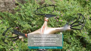 UDIRC U42W Altitude hold drone video