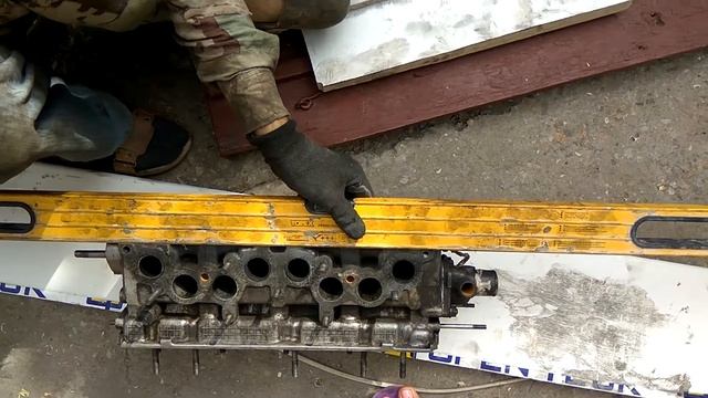 Продолжение - шлифовка головы мотора за копейки. смотреть онлайн