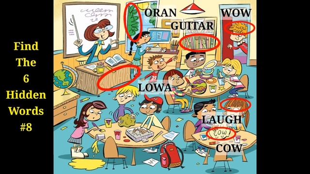 Find the 6 hidden words | Part-1 | Riddles with Answers I Foxweb