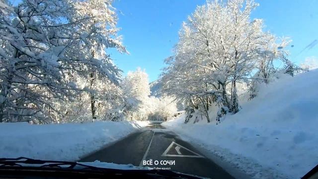 ЗИМА в СОЧИ ? СНЕГОПАД В СОЧИ Как замело окраины? Солох-Аул зимой! Дагомысские корыта зимой!