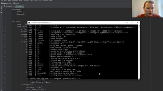 Python Basics Tutorial Set Kivy Screen to BoxLayout смотреть онлайн