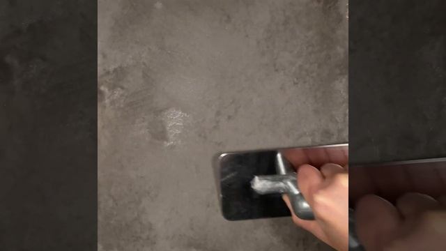 Нанесение микроцемента