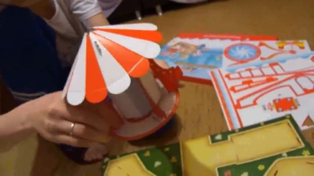 Карусель сделана с картона своими руками смотреть онлайн